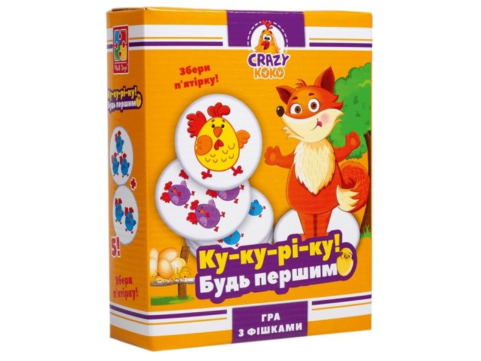 Гра настільна Crazy Koko Ку-ку-рі-ку! Vladi Toys VT8025-08