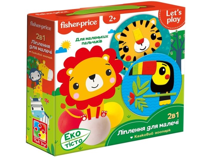 Набір для творчості з екотістом Fisher Price Казковий зоопарк